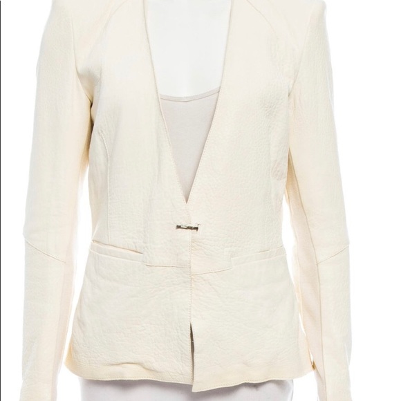 helmut lang white blazer